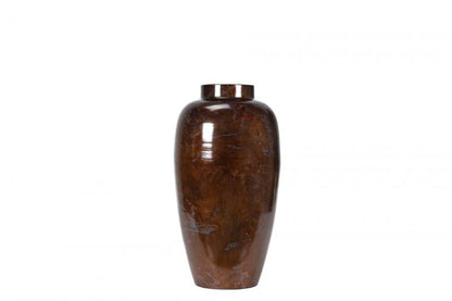 Dekorativ Vase Viv Brun Onyx Ø20x10x41cm SALG