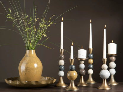 Lysestake Blokklys Multi Stone