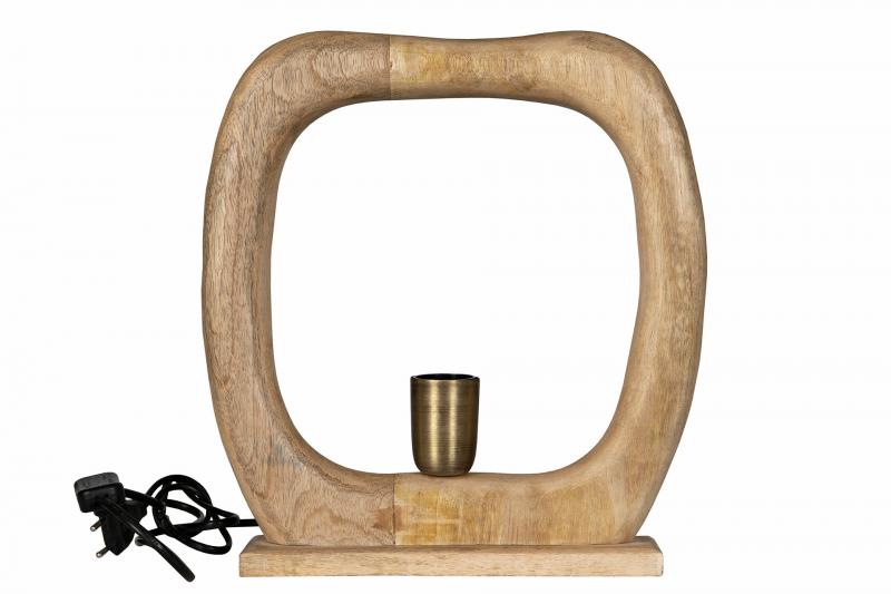 Bordlampe Antik Tre 25x7,5x32cm SALG