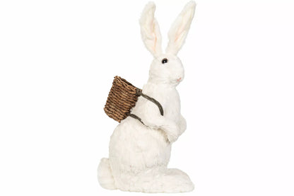 Påskepynt Hare med kurv 90 cm