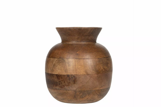 Dekorativ Vase Lucky Tre Brun Ø18x21cm