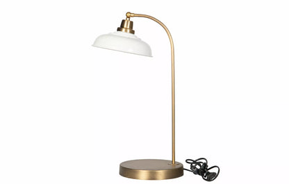Bordlampe Noa Emalje Shell 30x52cm