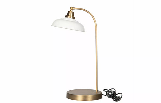Bordlampe Noa Emalje Shell 30x52cm