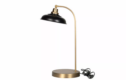 Bordlampe Noa Emalje Svart 30x52cm