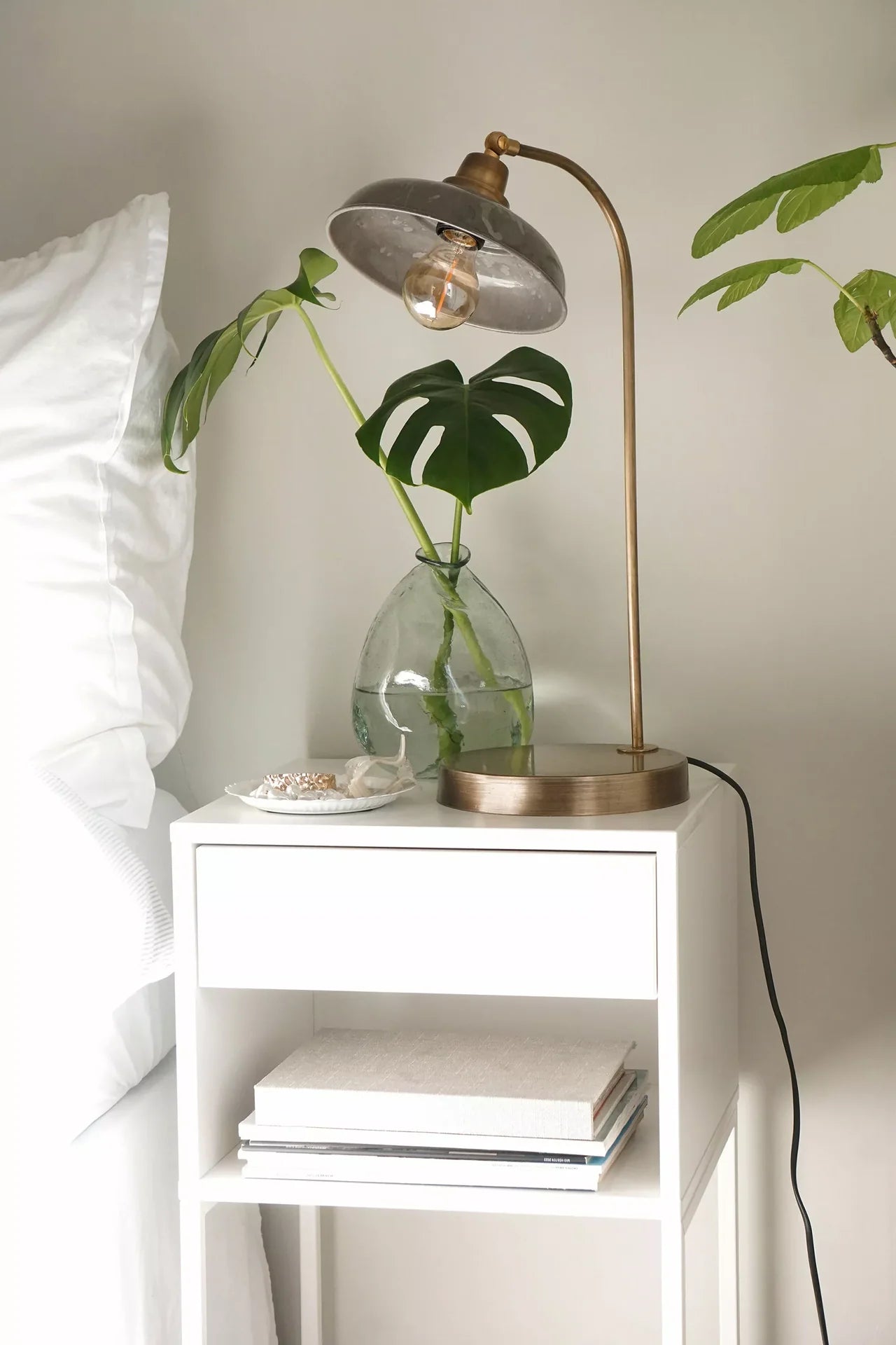 Bordlampe Noa Greige 30x52cm