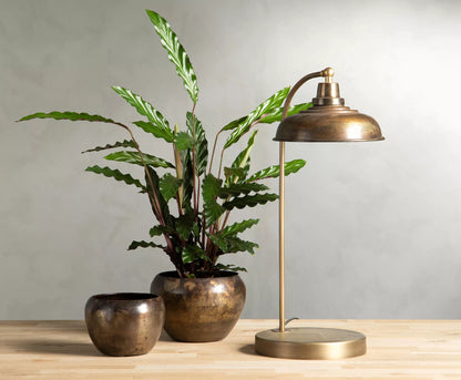 Bordlampe Noa Brun Ant. 30x52 cm