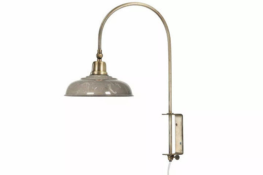 Vegglampe Noa Emalje Greige 20x36x47cm