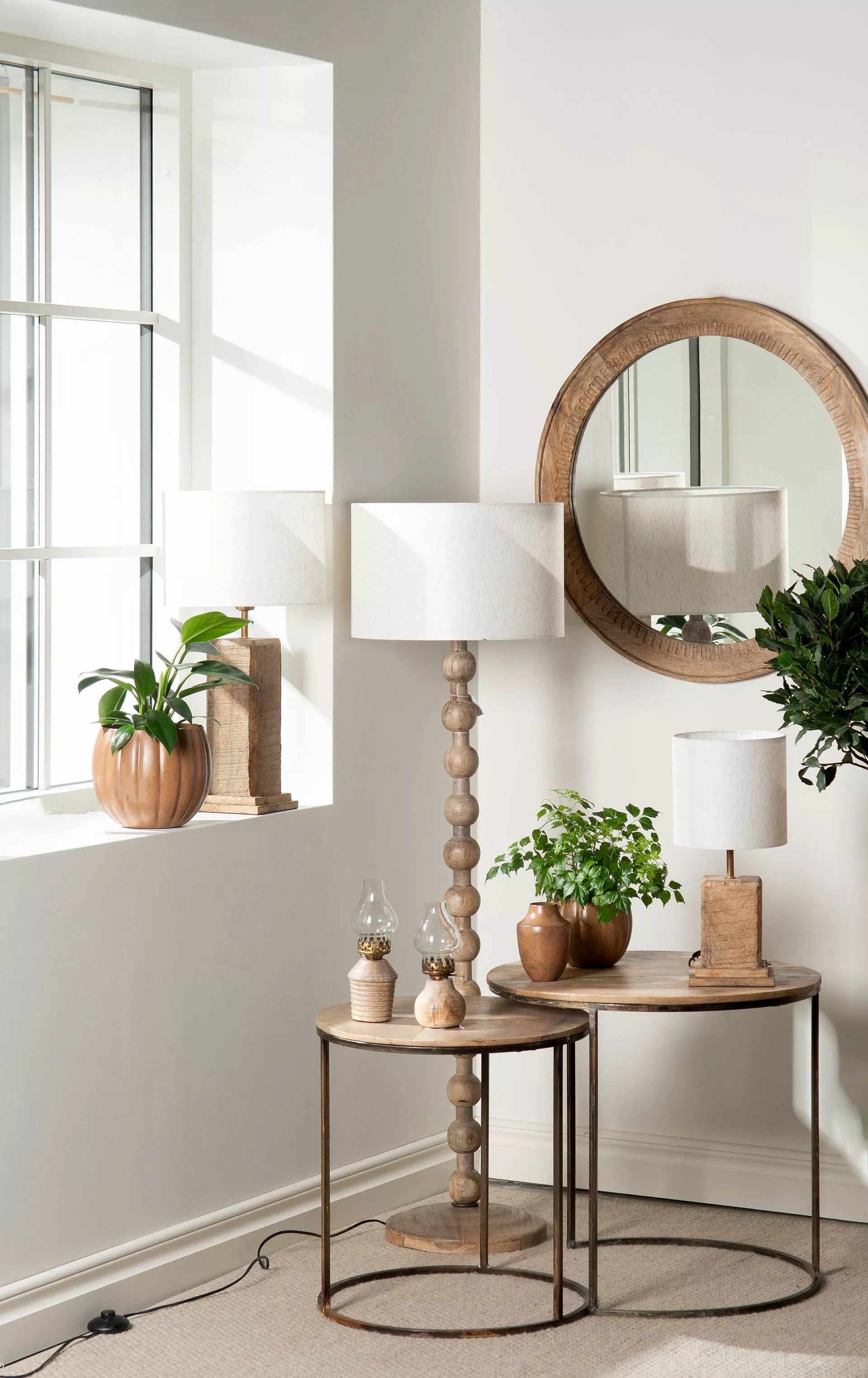Bordslampa Lampfot Molly Ø15x43cm I lager: Vecka  25