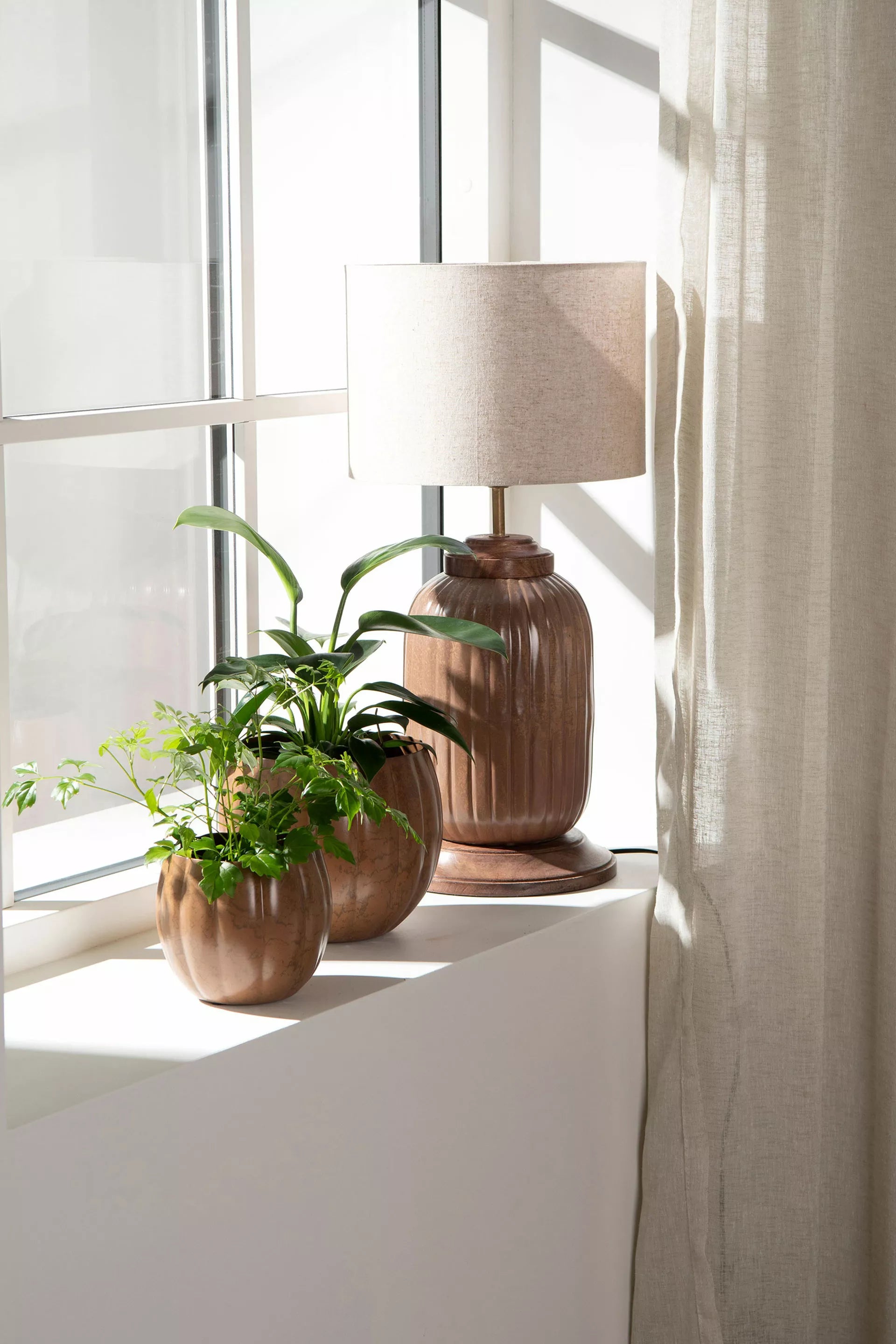 Bordslampa Lampfot Janja Clay Ø24x46cm I lager: Vecka  25