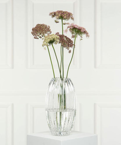 Dekorativ Vase Glass Cane Klar Ø16x8x28cm SALG