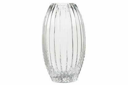 Dekorativ Vase Glass Cane Klar Ø16x8x28cm SALG
