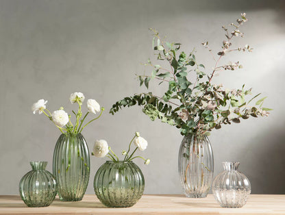 Dekorativ Vase Glass Allium Grønn Ø20x10x18cm