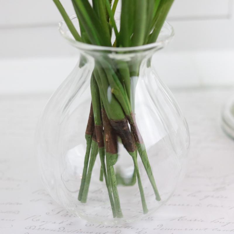 Dekorativ Vase Glass Praline 14 cm SALG