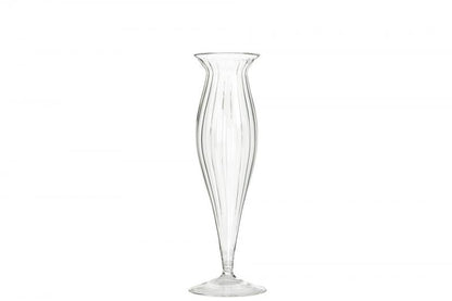 Dekorativ Vase Glass Nouveau 7,5x23,5cm