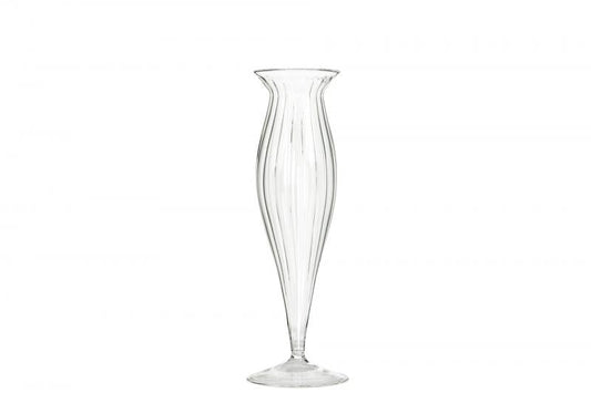 Dekorativ Vase Glass Nouveau 7,5x23,5cm