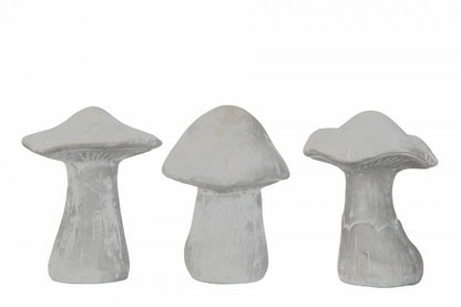 Dekorasjon Sopp Sement mix 3-pack 9x11cm