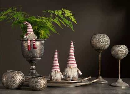 Lyslykt Saga Leaf Gyldenbrun 12,5x28cm