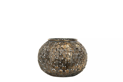 Lyslykt Alma Gyldenbrun 12x9cm SALG