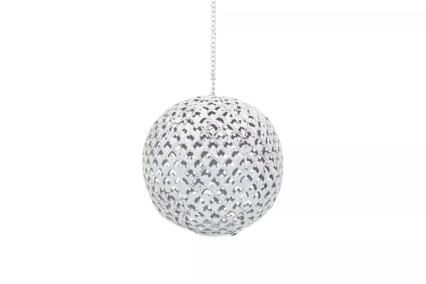 Lyslykt Sia Hvit telys led 16cm SALG