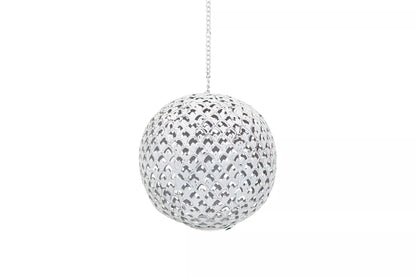Lyslykt Sia Hvit telys led 16cm SALG
