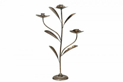 Ljusstake Gren Guldbrun 32x12x53cm SALG