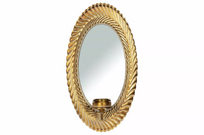 Väggljusstake Spegellampett Cilia Guld 25x10x46cm I lager: Vecka  7