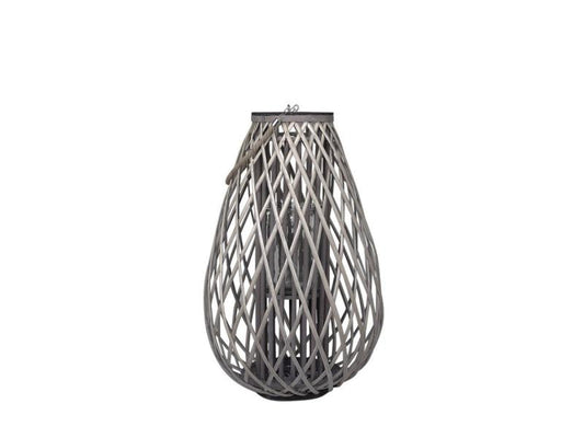Lyslykt i kurv H60 / Ø40 cm naturlig 1 stk