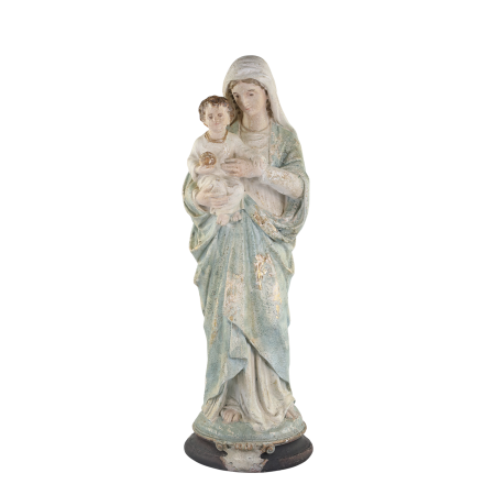 Dekorasjon Madonna H57/L19/B19 cm opal