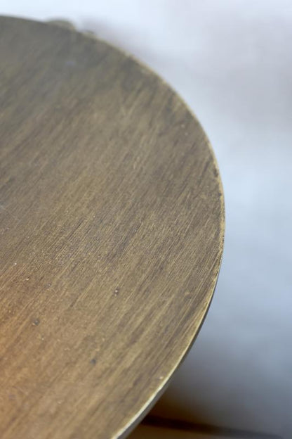 Sidebord Bord for vegg H41/Ø30 cm antikk messing