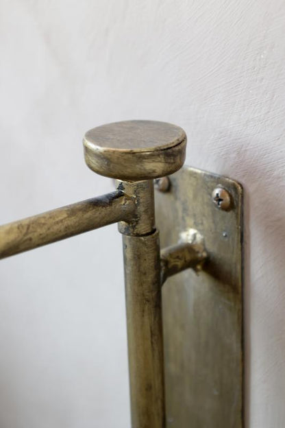 Sidebord Bord for vegg H41/Ø30 cm antikk messing