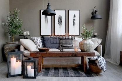 Sidebord Bord for vegg H45,5/Ø35 cm karbon