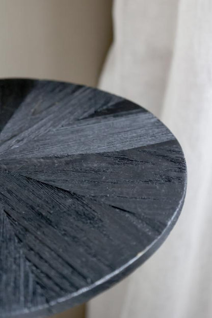 Sidebord Bord for vegg H45,5/Ø35 cm karbon