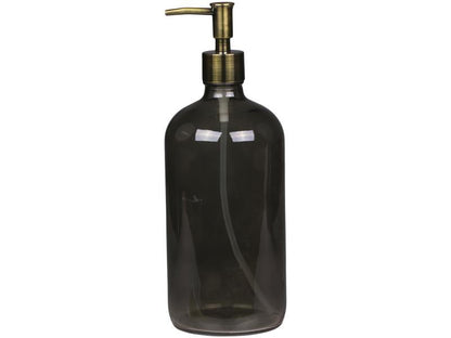 Flaske 2 pumper 1000 ml. H26 / Ø9,5 cm karbon 1 stk