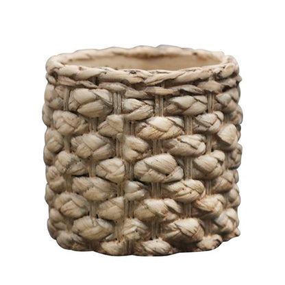 Krukke Innendørs kurvmønster H8 / Ø8,5 cm antikk naturlig 1 st