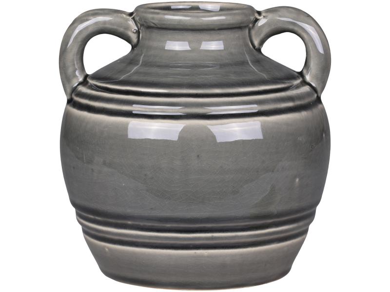 Blomsterpotte Blomsterkrukke Innendørs håndtak H16 / Ø16 cm opal SALG