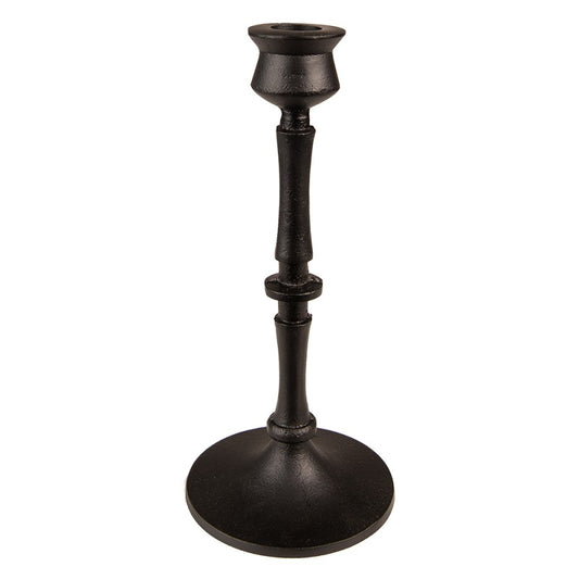 Lysestake Sort Ø 10x23 cm
