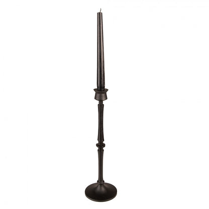 Lysestake Sort Ø 10x33 cm