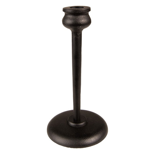 Lysestake Sort Ø 10x21 cm