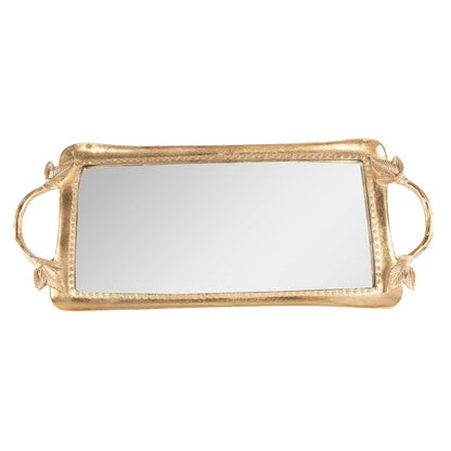 Dekorativt Fat Bricka Guld 51x22x3 cm