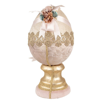 Påskepynt Egg Ø 20x38 cm Beige Tekstil