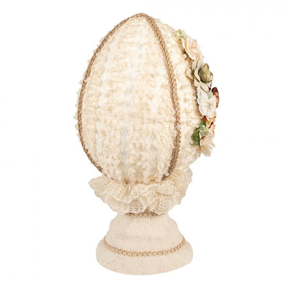 Påskepynt Egg Ø 20x39 cm Beige Tekstil