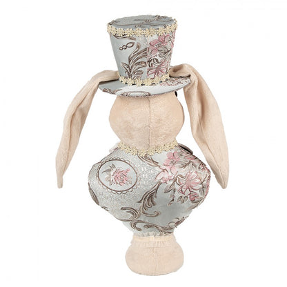 Påskepynt Kanin 18x15x38 cm Beige Tekstil