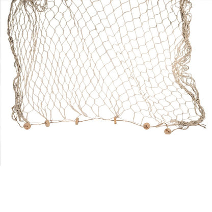 Maritim Dekorasjon Fiskenett 200x400 cm Beige Tau