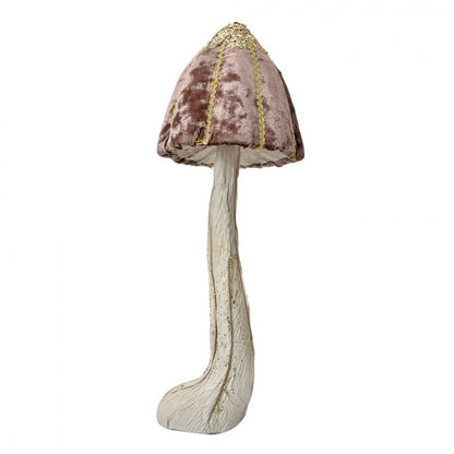 Dekorasjon Sopp Ø 15x40 cm Brun