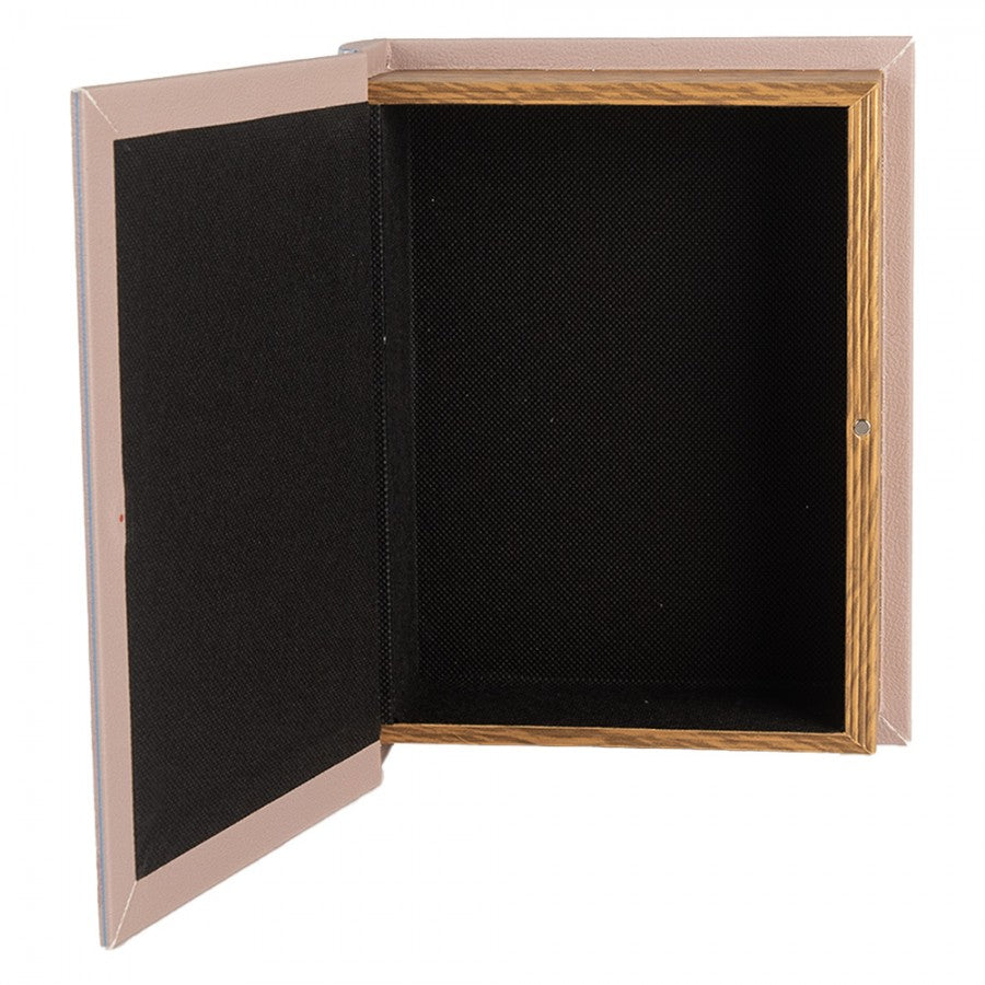 Dekorasjon Bokeske Sett med 3 bøker 27 /22 /17 cm Beige Tre