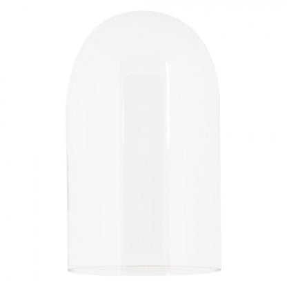 Dekorasjon Glassklokke Ø 14x34 cm Brun Treglass