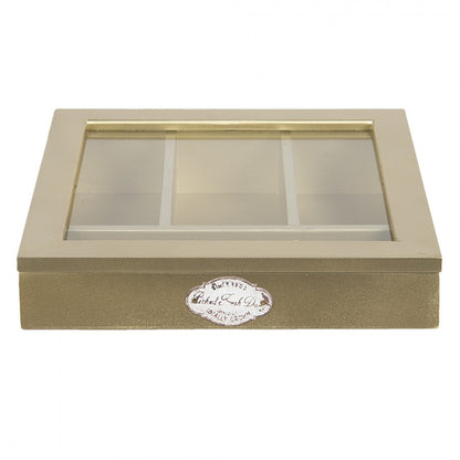 Redskapställ Kök Besticklåda Guld 30x30x8 cm