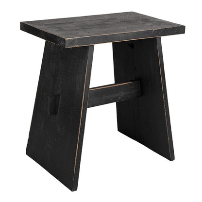 Blomsterstativ Planteringsstol/Bord/krakk Sort 42x28x43 cm