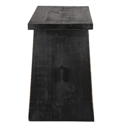 Blomsterstativ Planteringsstol/Bord/krakk Sort 42x28x43 cm