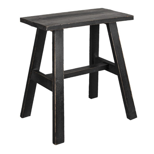 Blomsterstativ Plantestol/Bord/krakk Sort 42x28x43 cm